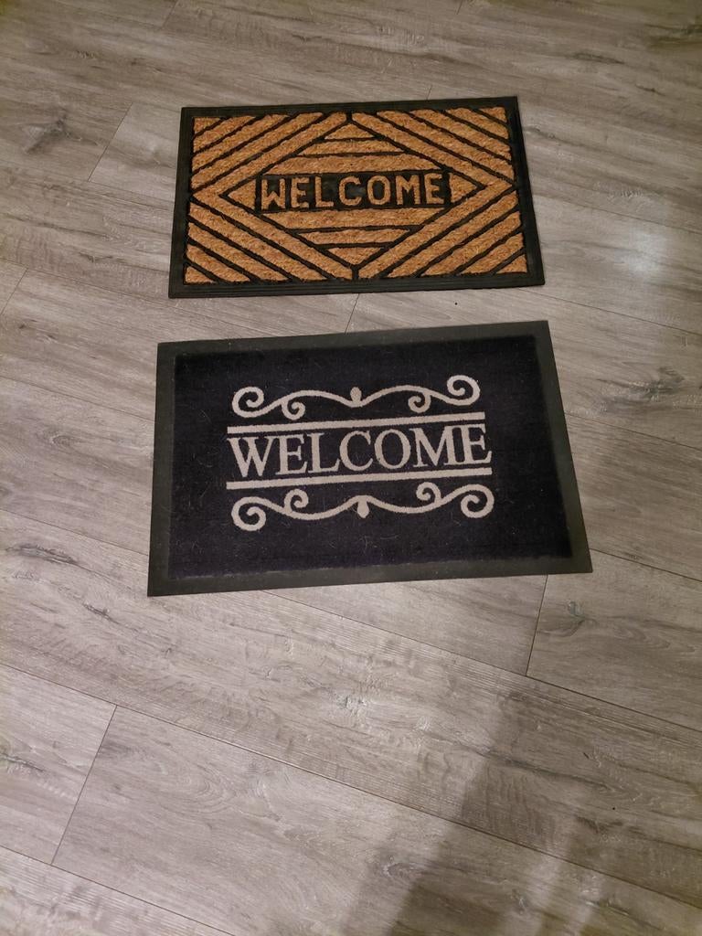 Te koop deurmat met tekst welcome (zwarte is verkocht), Ophalen of Verzenden, Nieuw, Rubber