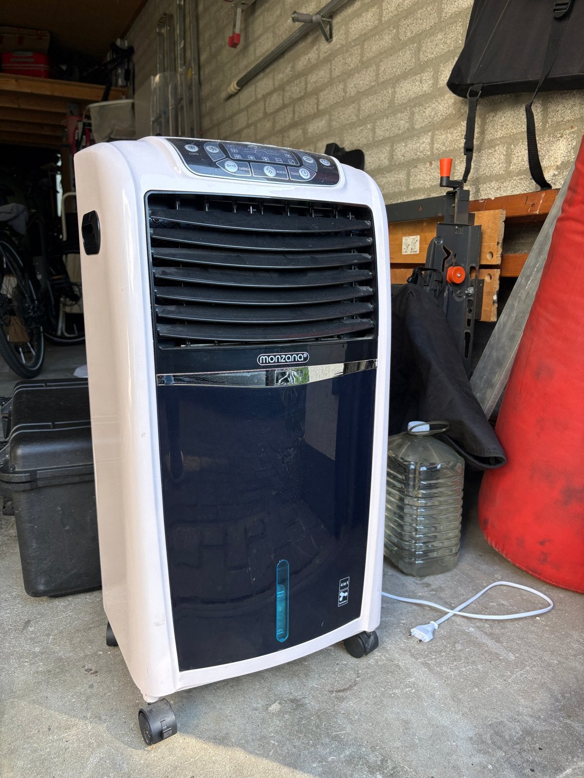 Monzana Ionisator Klimaanlage - Mobiele Airco, Ophalen, Gebruikt, Minder dan 60 m³, 3 snelheden of meer