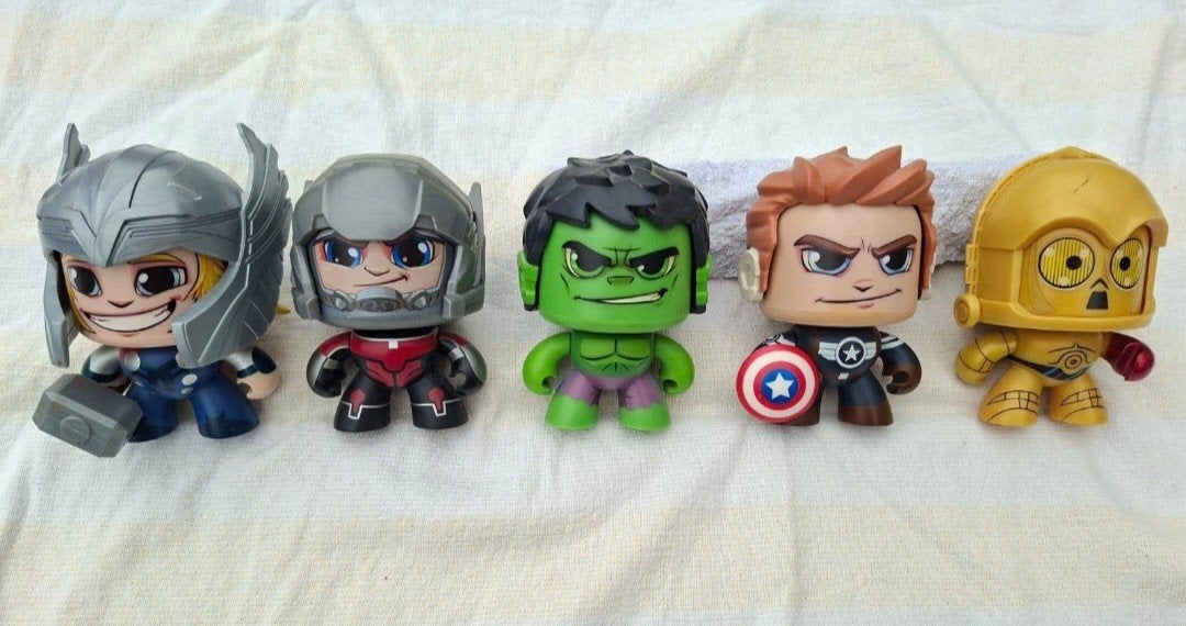 6 verschillende Marvel en Star Wars figuren, Kinderen en Baby's, Speelgoed | Actiefiguren, Ophalen of Verzenden, Zo goed als nieuw