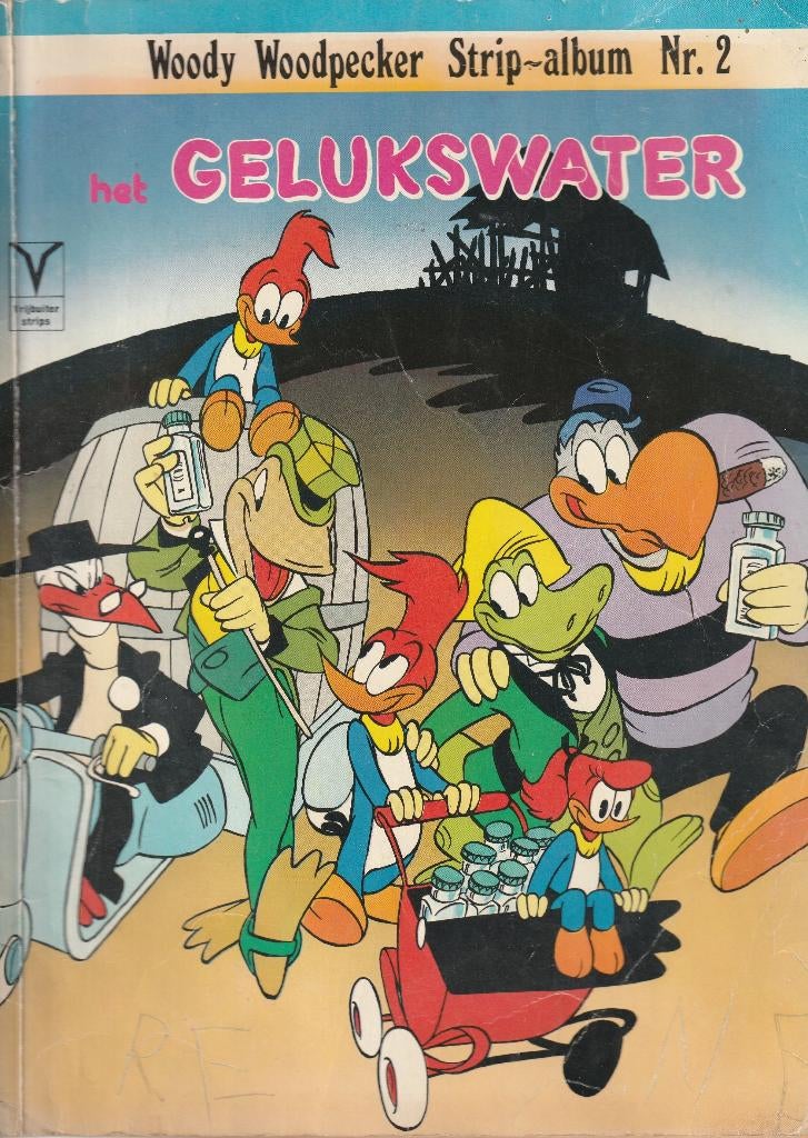 Woody woodpecker album nr. 2 Gelukswater, Eén stripboek, Ophalen of Verzenden, Gelezen