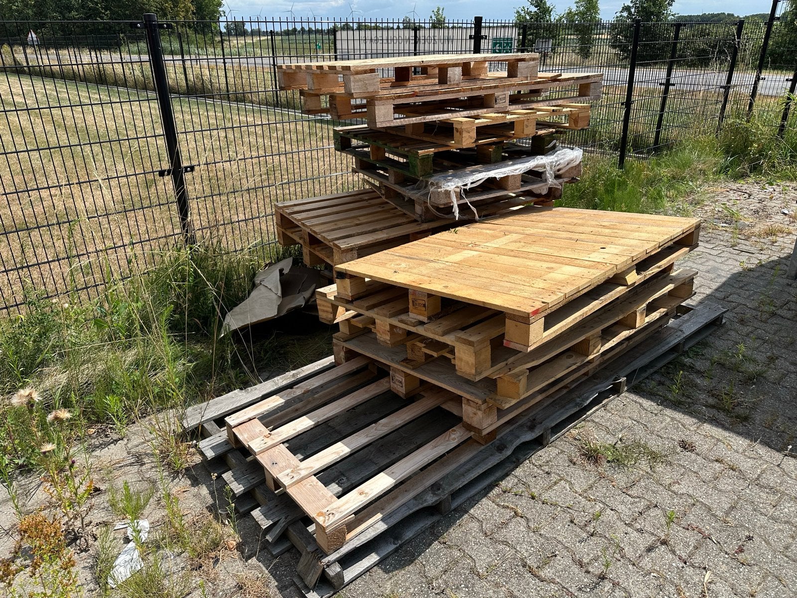 Gratis pallets - openhaardhout, Tuin en Terras, Haardhout, Minder dan 3 m³, Ophalen