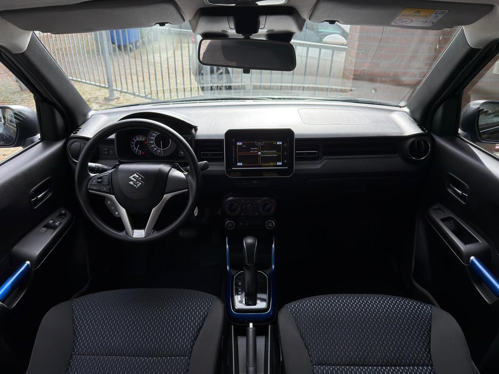 Suzuki Ignis 1.2 Smart Hybrid Select Camera Hoogzit, Auto's, LED verlichting, Stof, Gebruikt, Zwart