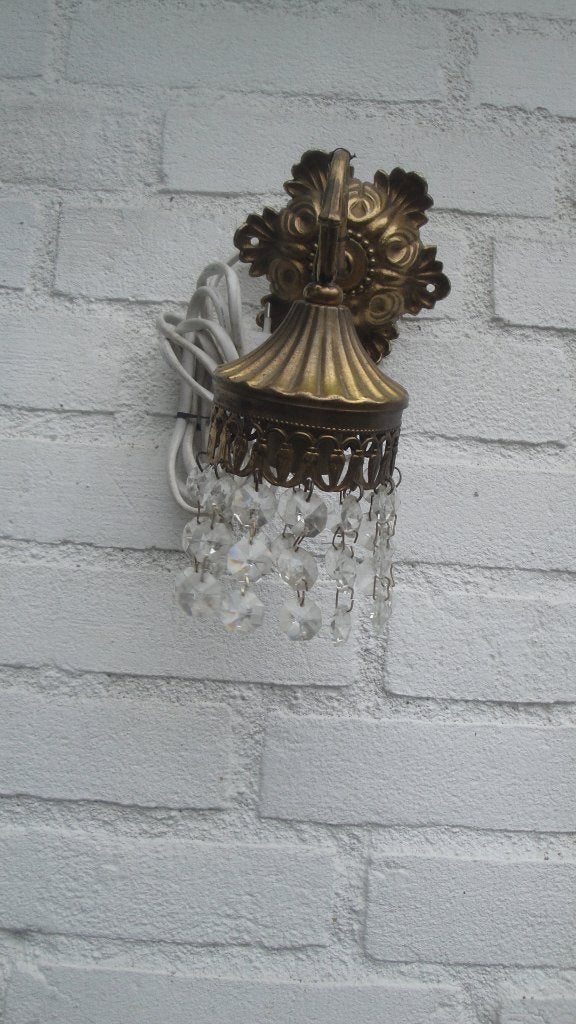 antiek lampje messing, Antiek en Kunst, Ophalen of Verzenden