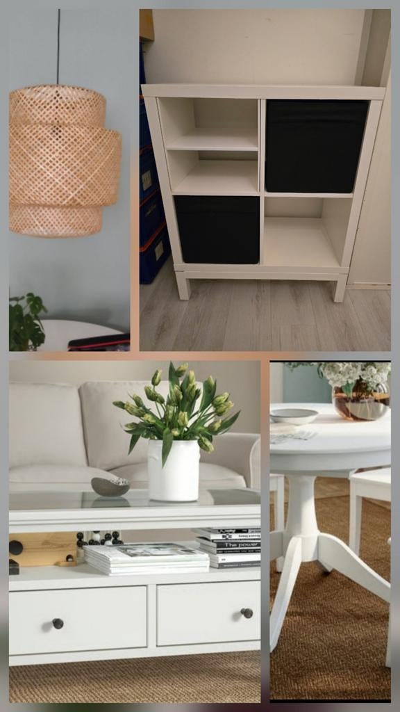Ikea bank, salontafel, kallax, lamp, complete eethoek, Ophalen