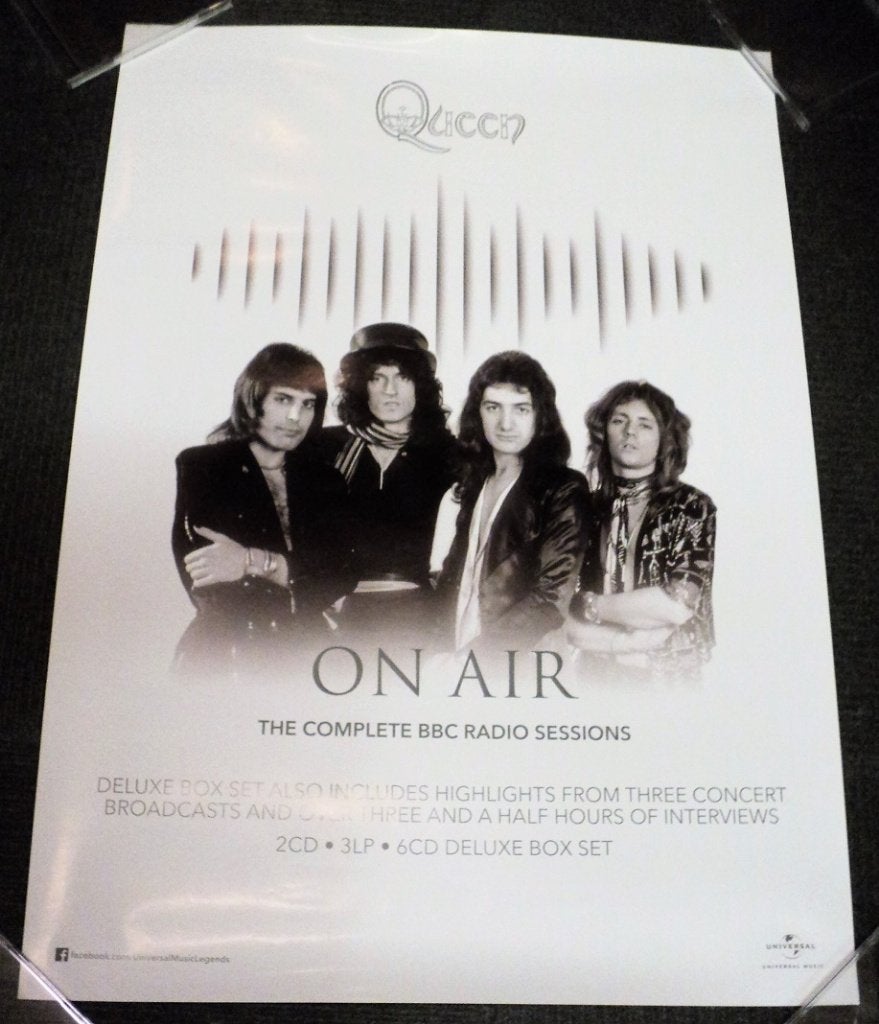 Queen PROMO POSTER Queen On Air Freddie Mercury, Verzenden, Nieuw, NvT, Queen