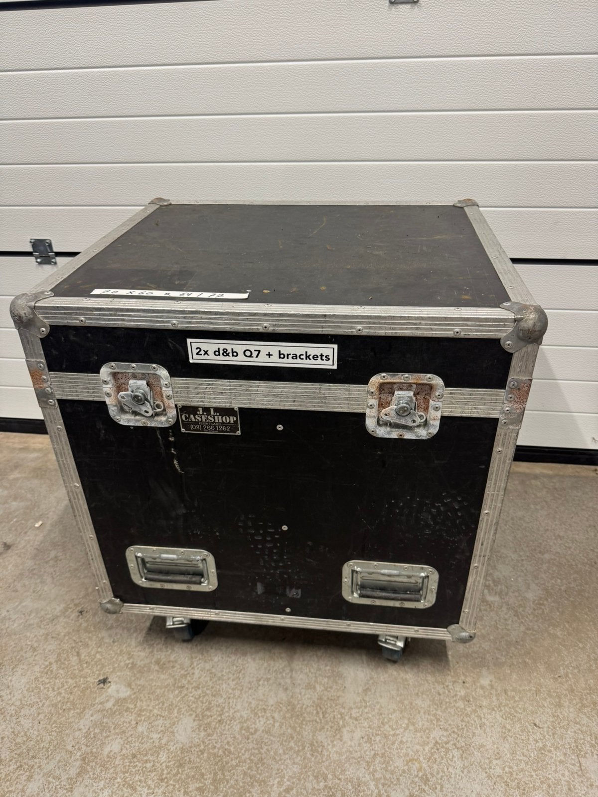 Flightcase voor 2 x Q7 D&B audiotechnik speakers, Ophalen, Gebruikt, Overige instrumenten, Flightcase