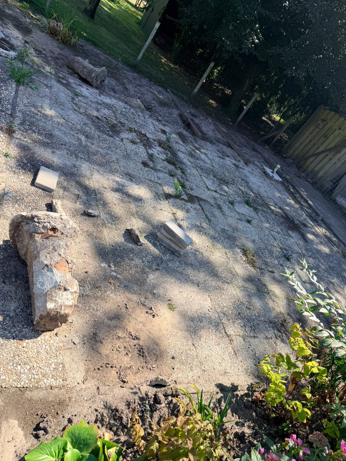 Grindstegels gratis, Ophalen, Gebruikt, Beton, Overige typen