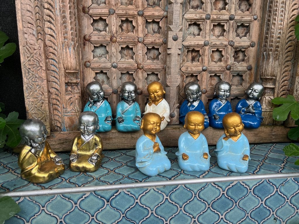Boeddha beeldje uit Bali indonesie fiber kunstof, Verburgt Vintage, Nieuw, Ophalen of Verzenden, https://verburgtvintage.nl/#contact
