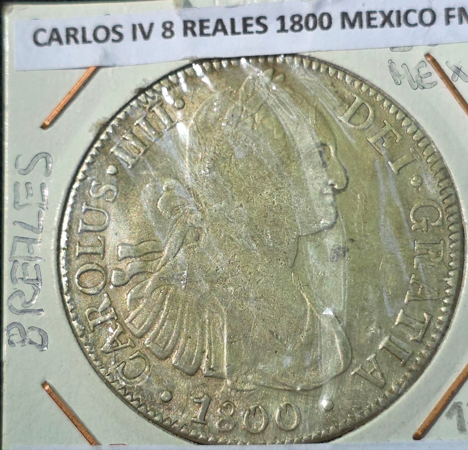8 reales 1800 Mexico, Verzenden, Midden-Amerika, Losse munt, Zilver