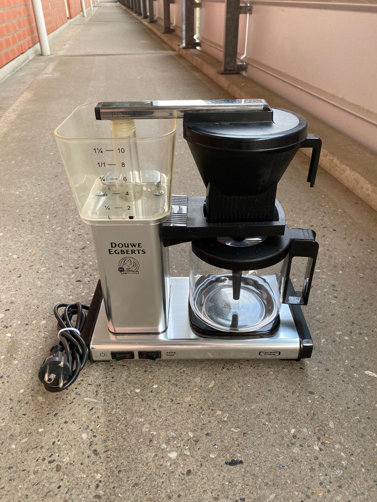 douwe egberts koffiezetapparaat moccamaster, Witgoed en Apparatuur, Gebruikt, Koffiemachine, Gemalen koffie, Ophalen of Verzenden