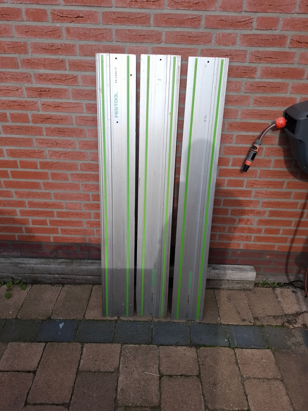 3x Festool geleiderails - Gebruikt, Gebruikt, Ophalen of Verzenden, 30 tot 70 mm, 1200 watt of meer