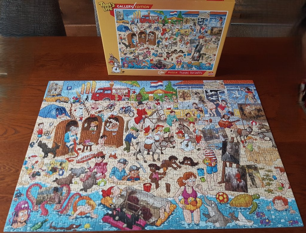 Puzzel 1000 stukjes Isaac Israels merk Goliath, Ophalen of Verzenden, 500 t/m 1500 stukjes, Zo goed als nieuw