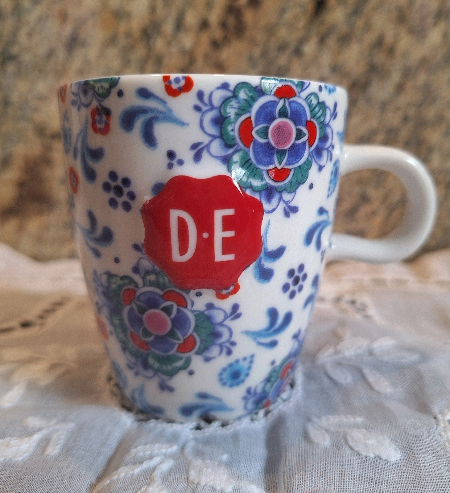 Dutch Indigo kopjes  D.E., Ophalen of Verzenden, Zo goed als nieuw, Gebruiksvoorwerp
