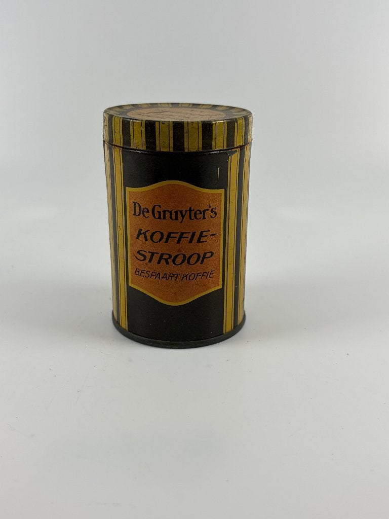 vintage blikken doosje voor De Gruyter's Koffiestroop, Verzamelen, Ophalen of Verzenden, Gebruikt, Overige