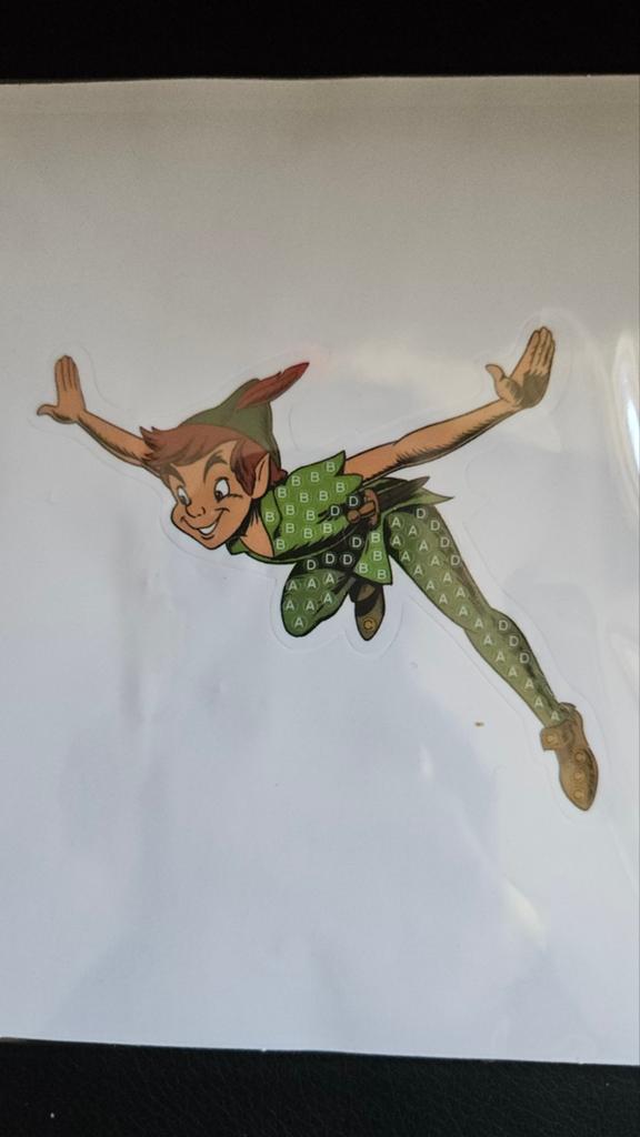 Disney years of wonder diamond paint sticker 058 Peter Pan, Ophalen of Verzenden