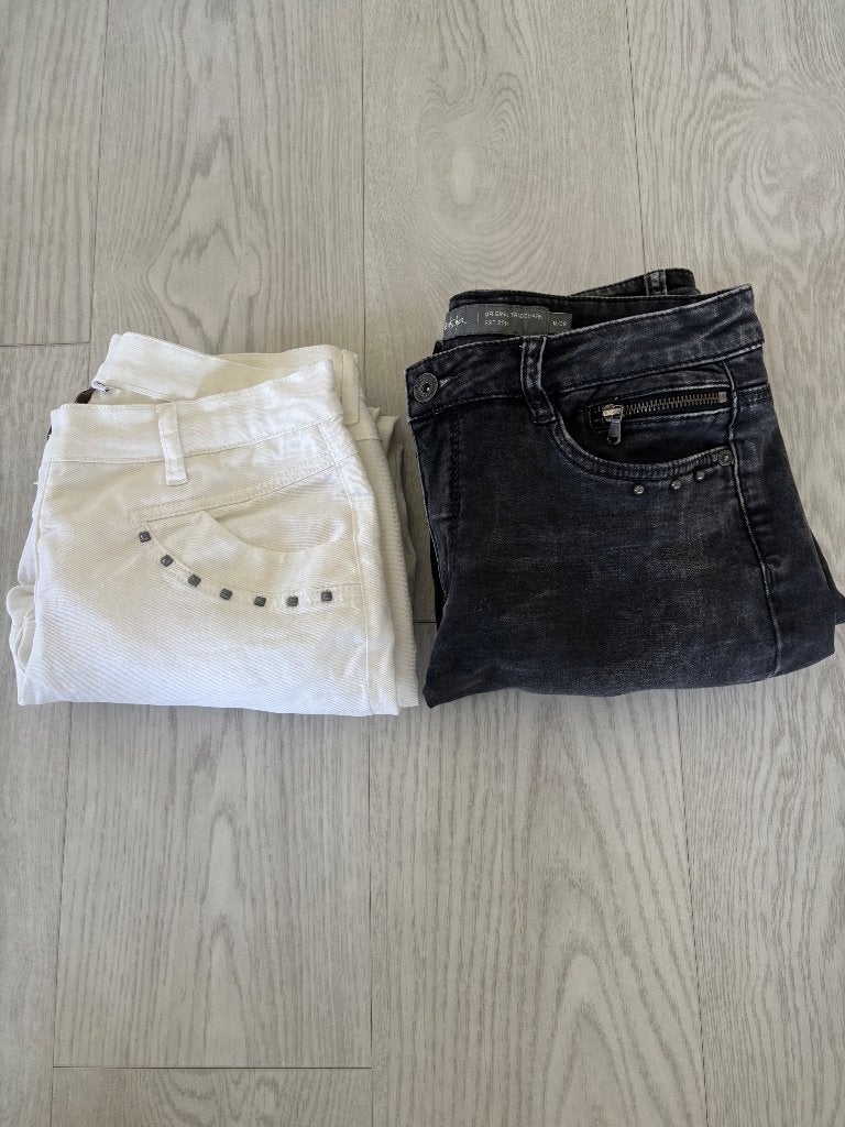 Koopjes! 2 Merk Broeken Dreamstar&Geisha  38 in Nieuwe Staat, Ophalen, Nieuw, Overige kleuren, Overige jeansmaten