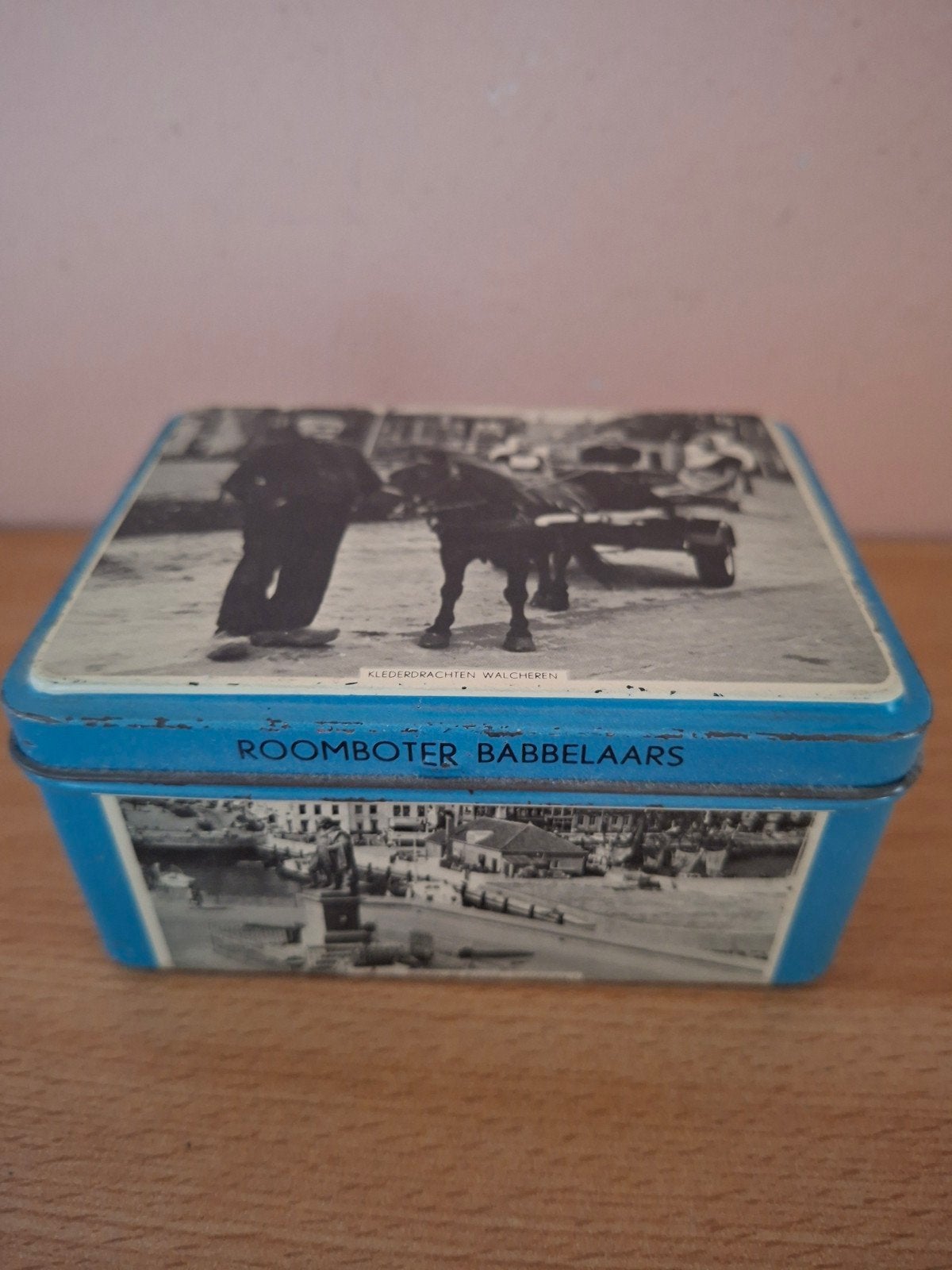 Vintage blikken doos Zeeuwse Babbelaars, Ophalen of Verzenden, Gebruikt, Overige, Overige merken