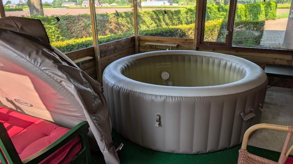 INTEX PureSpa SB-H20 4 pers - compleet en zeer goede staat, Ophalen, Zo goed als nieuw, Filter, Opblaasbaar