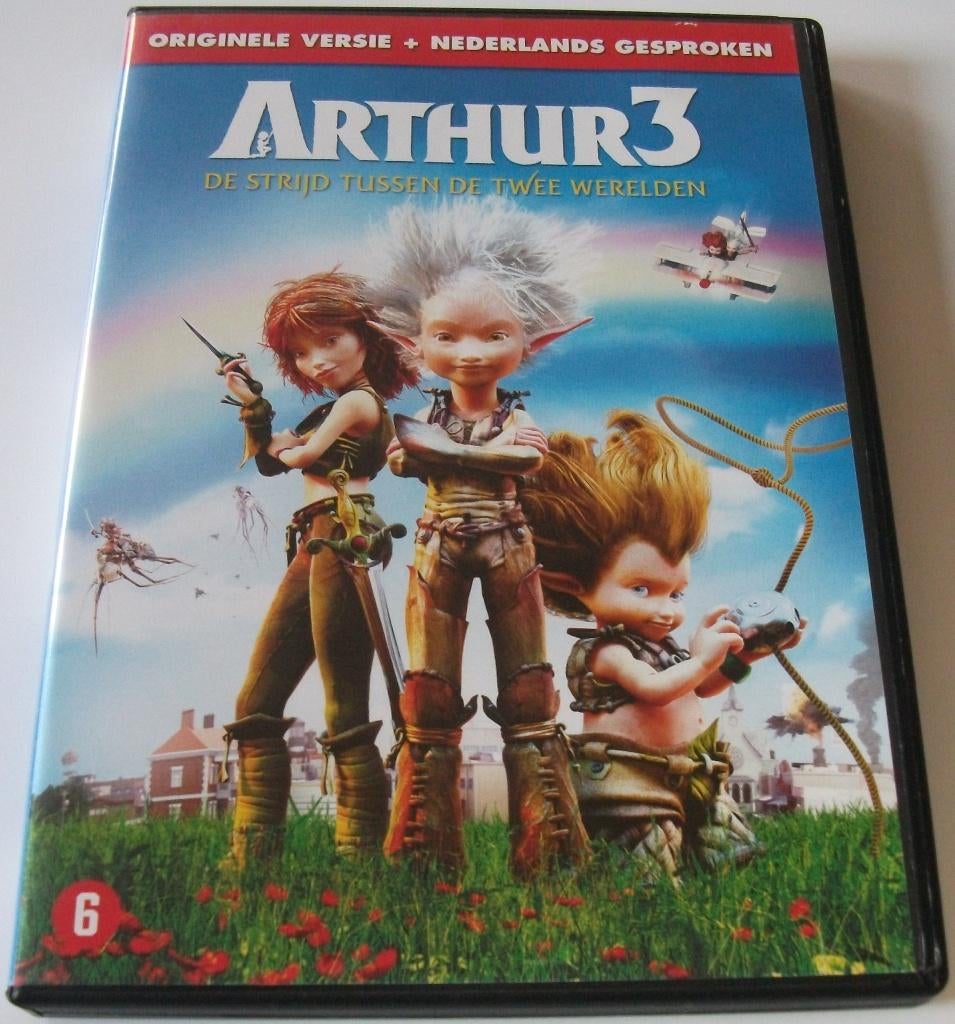 Dvd *** ARTHUR 3 ***, Avontuur, Ophalen of Verzenden, Zo goed als nieuw, Vanaf 6 jaar