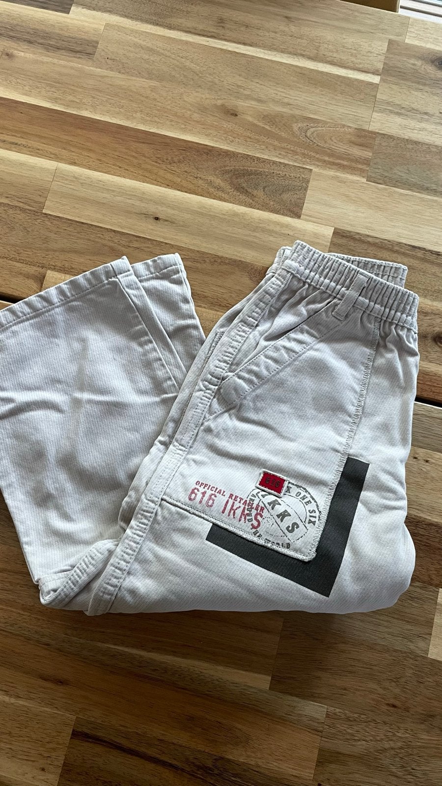 IKKS ribbroek maat 116 (6A) voor jongens, Ophalen of Verzenden, Gebruikt, Jongen, Broek