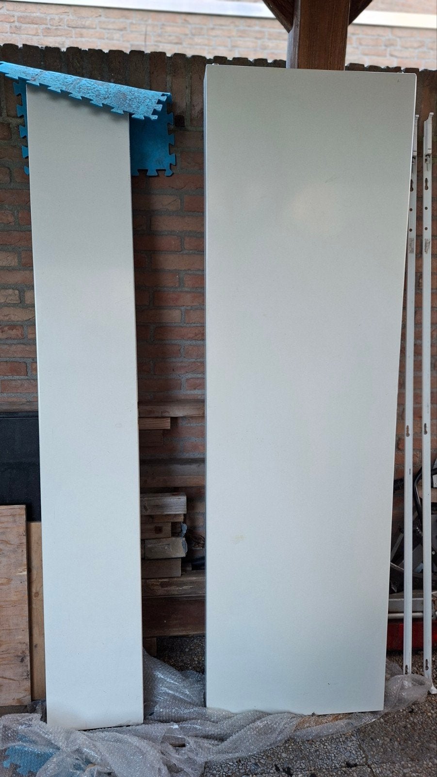 Designradiator verticaal 200x60cm en vensterbankradiator, Ophalen, Gebruikt, Radiator, 150 cm of meer