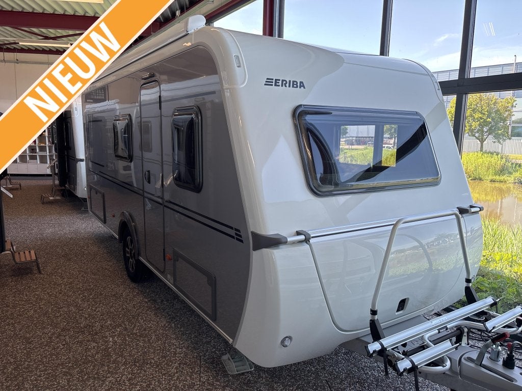 Eriba Novaline 485 Lulea Leaf Elegance pakket Thule luifel, Caravans en Kamperen, Rondzit, Bedrijf, Overige typen, 5 tot 6 meter