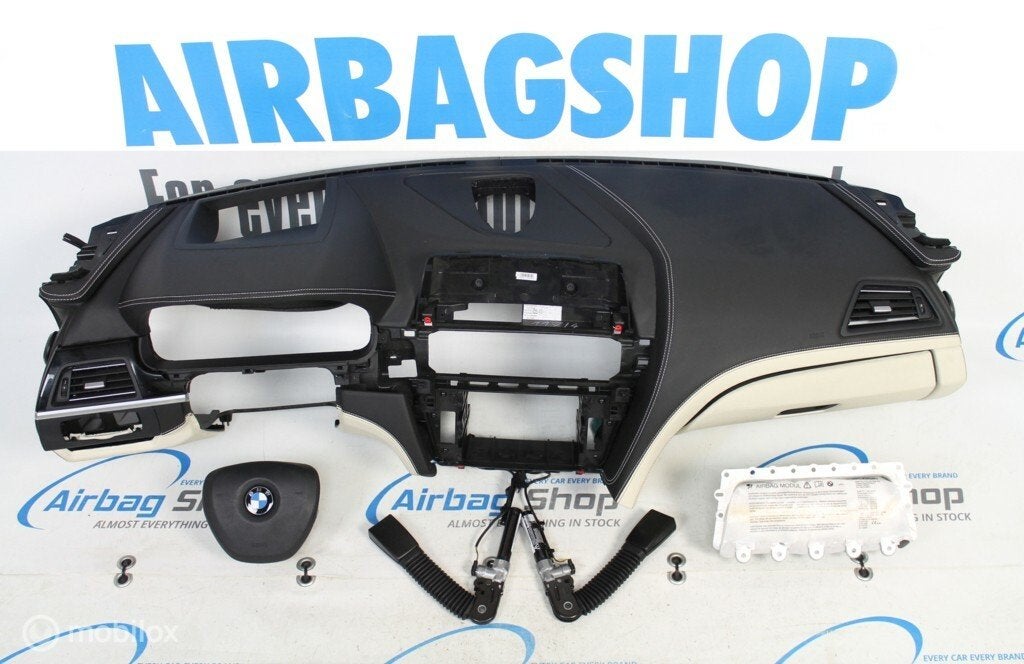 Airbag set Dashboard leder wit HUD Speaker BMW 6 F06 F12 F13, Gebruikt, Ophalen of Verzenden