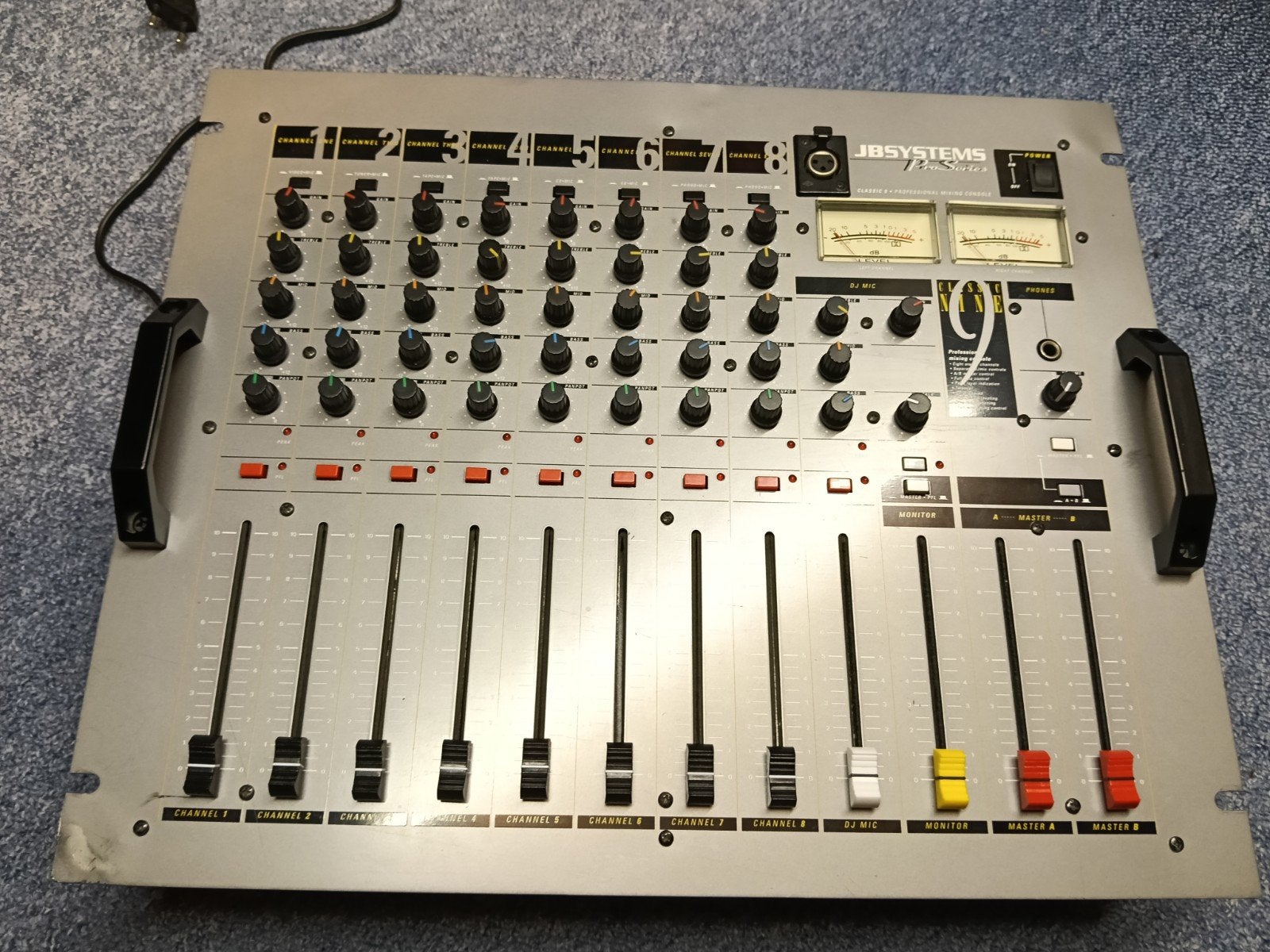 JB Systems Classic 9 Pro Series Mengpaneel, Ophalen of Verzenden, Gebruikt, 5 tot 10 kanalen, Microfooningang