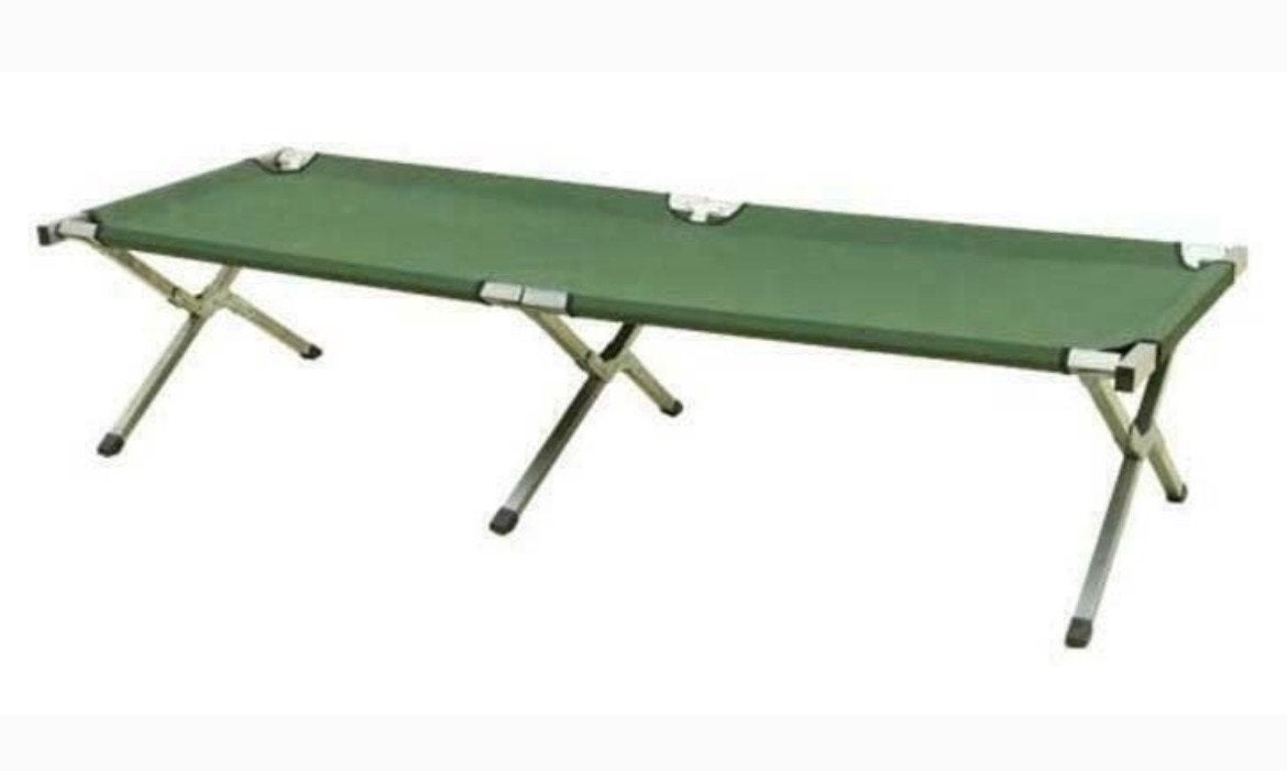 Lichtgewicht aluminium stretcher/veldbed met draagtas, Ophalen of Verzenden, Zo goed als nieuw