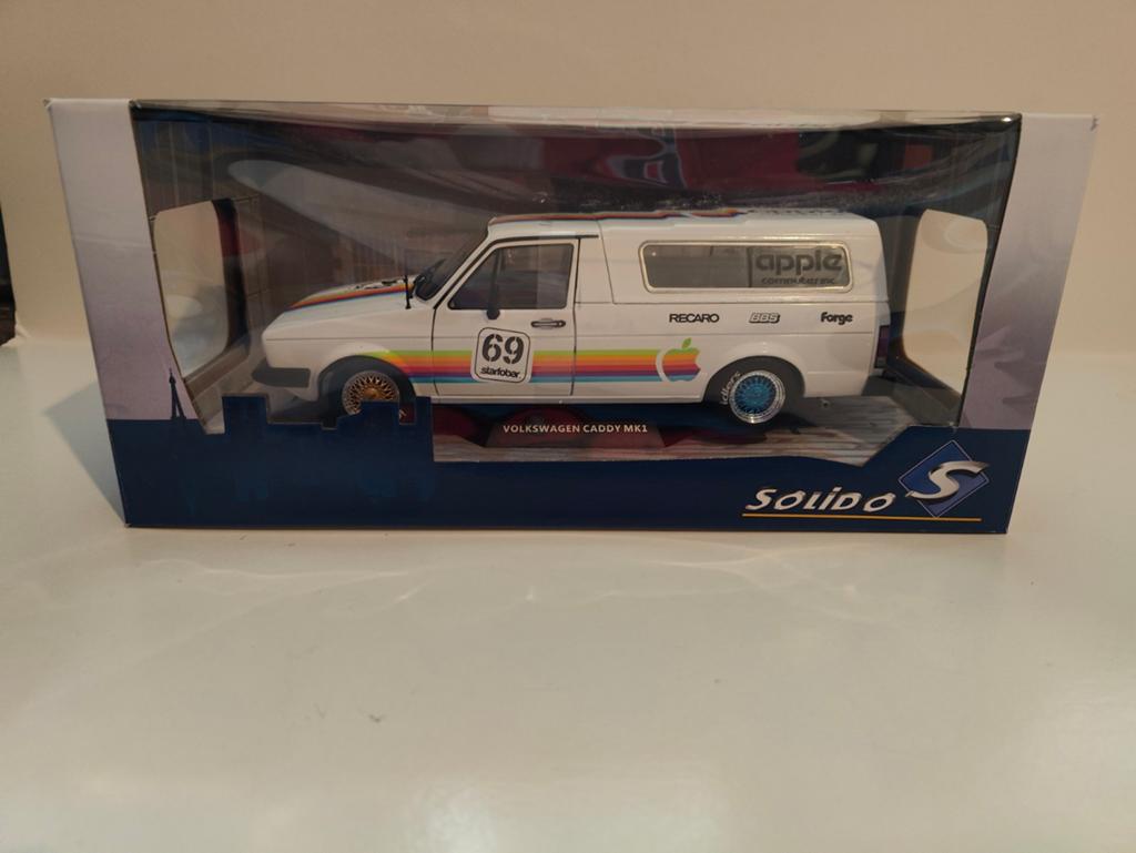 Volkswagen Caddy 1 nieuw in doos dichte uitvoering Solido, Ophalen of Verzenden, Nieuw, Solido