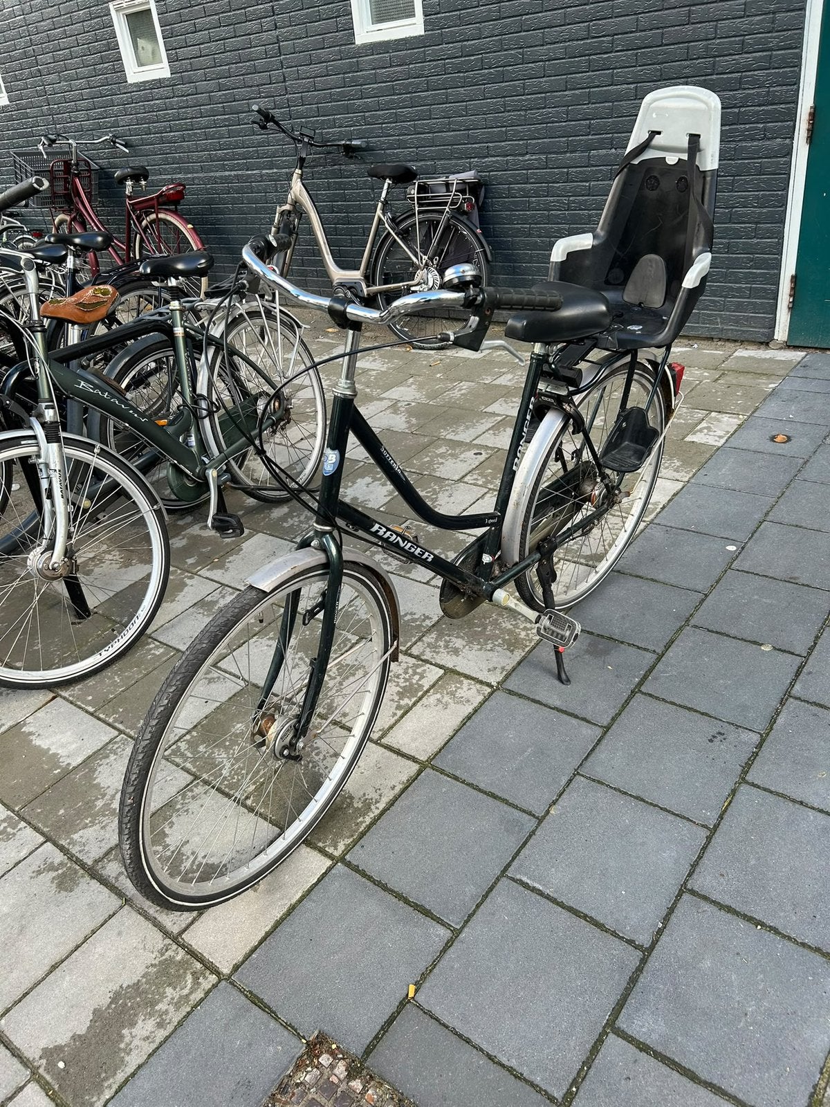 Ranger dames fiets met kinder zitje, Fietsen en Brommers, Ophalen of Verzenden, Gebruikt, Overige merken