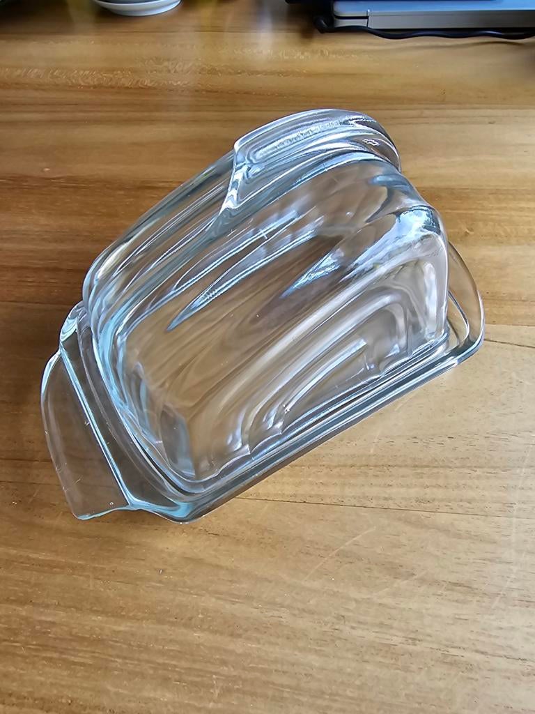 Artdeco vintage kaasstolp glas design, Antiek en Kunst, Antiek | Glas en Kristal, Ophalen of Verzenden