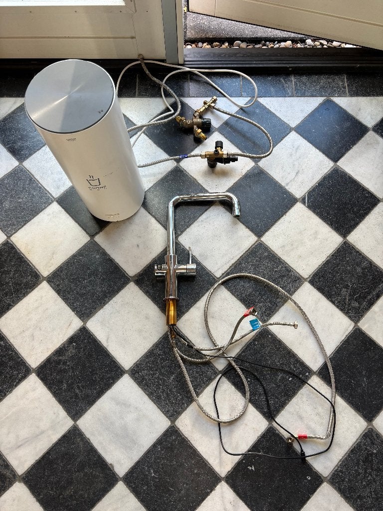 Grohe Red Duo L-boiler met kraan U-uitloop chrome (t.e.a.b.), Huis en Inrichting, Ophalen, Grohe, Zilver, Metaal