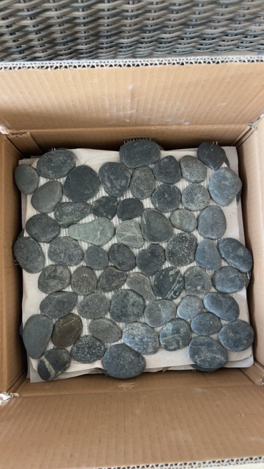 Maxaro mozaïek stenen 30x30 black natuursteen (9 stuks), Overige materialen, Overige typen, Nieuw, Ophalen of Verzenden