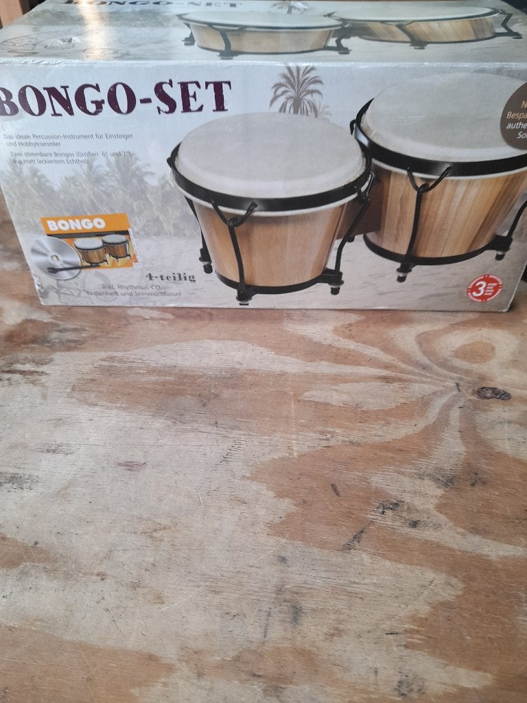 Basdrum Bongo set, Ophalen, Zo goed als nieuw, Drums of Percussie