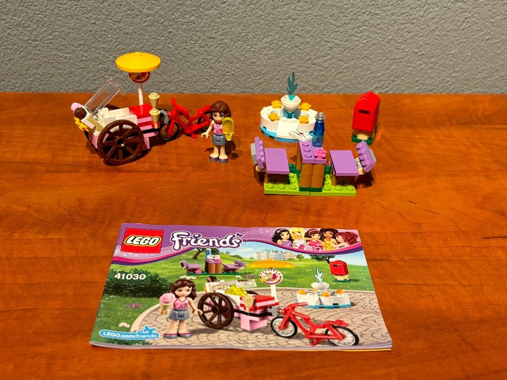 Lego 41030- Friends- Olivia's Ice Cream Bike, Lego, Friends, Ophalen of Verzenden, Complete set