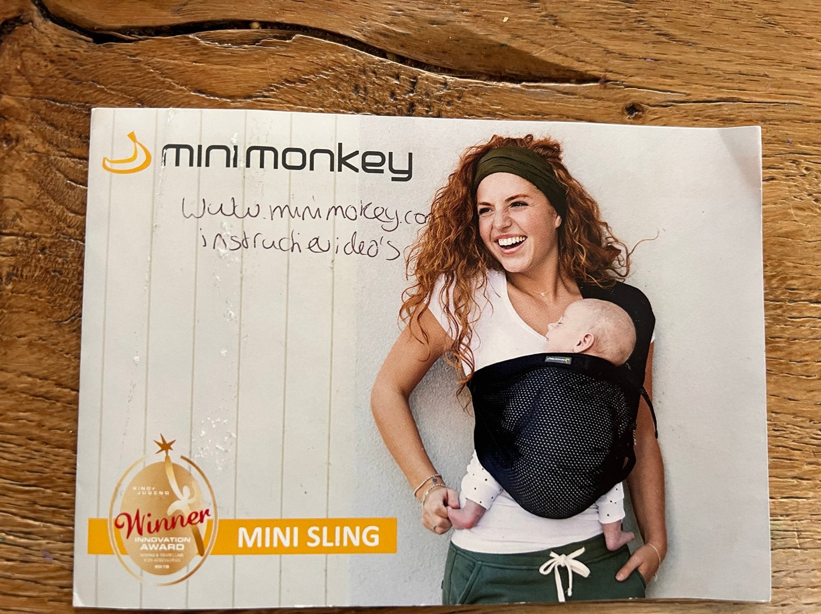 MiniMonkey Mini Sling en Minichair - Draagdoek en Stoelverkl, Overige merken, Draagdoek, Ophalen of Verzenden, Zo goed als nieuw