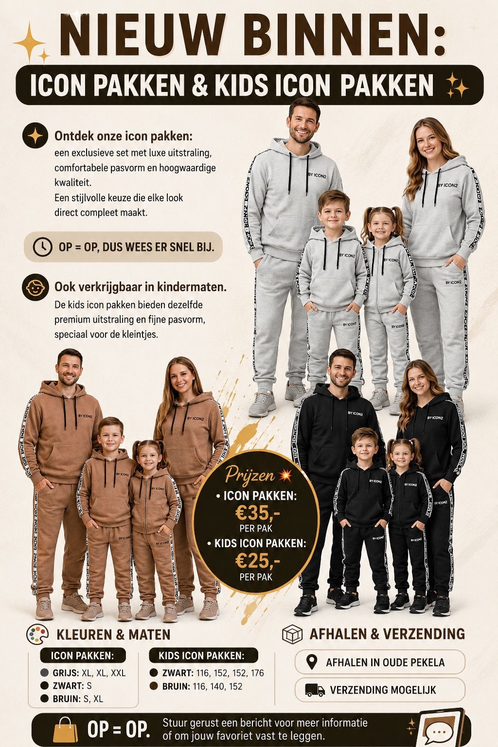 Icon traingspakken kids, Ophalen of Verzenden, Nieuw