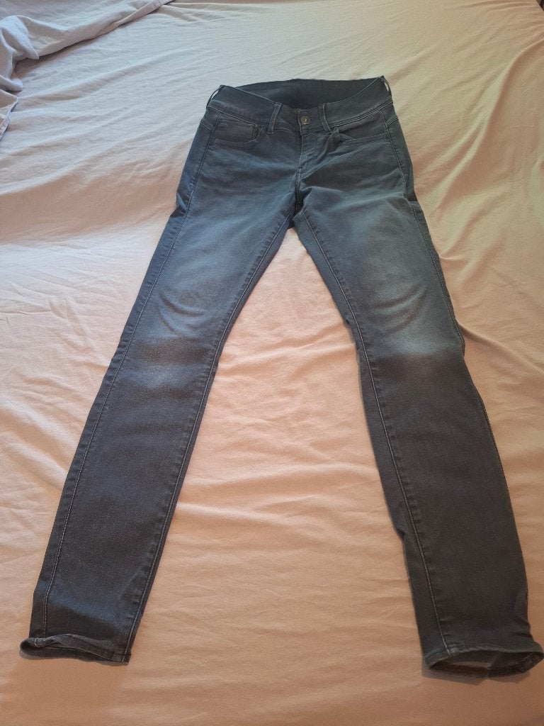 G Star grijze skinny jeans, G star, Ophalen of Verzenden, W30 - W32 (confectie 38/40), Grijs