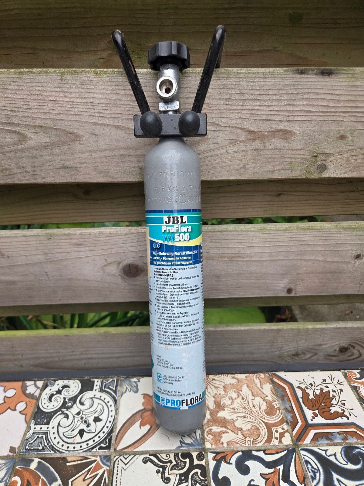 Aquarium gas fles, Ophalen of Verzenden, Zo goed als nieuw, Aquariummeubel