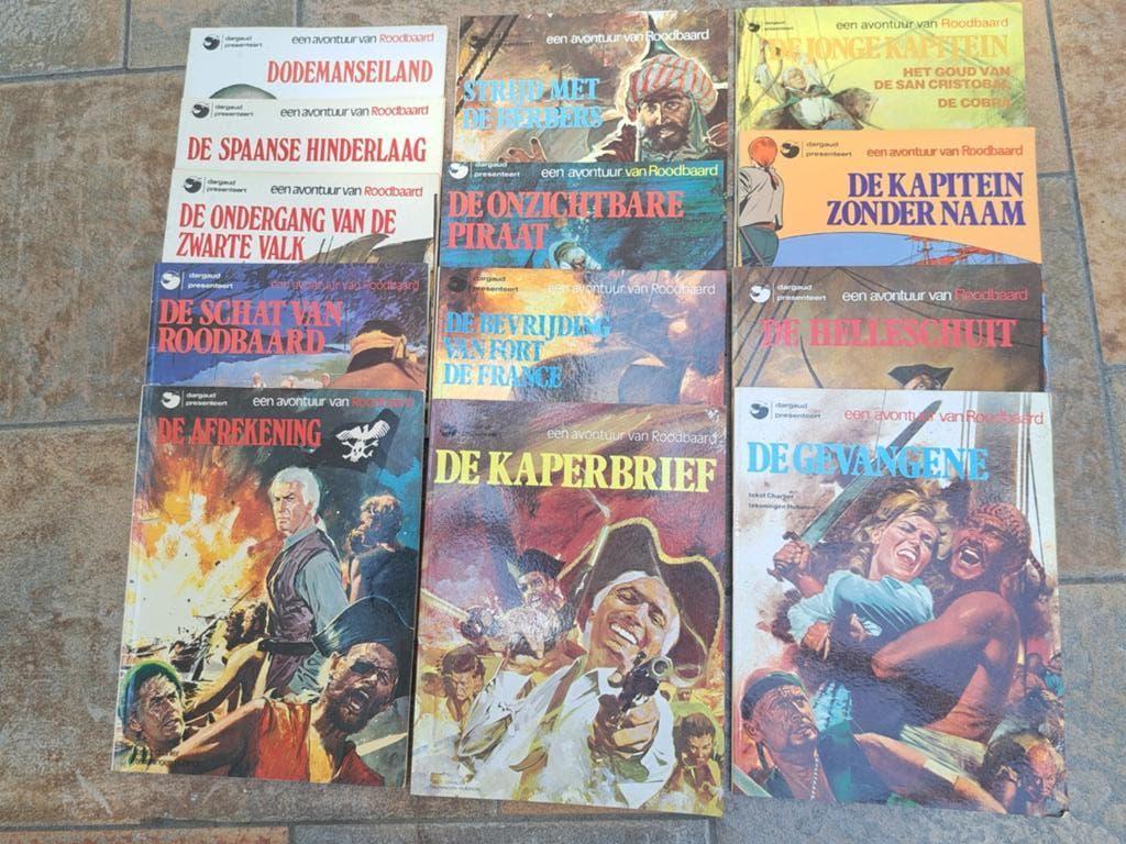 13 strips van Roodbaard, Meerdere stripboeken, Ophalen of Verzenden, Gelezen
