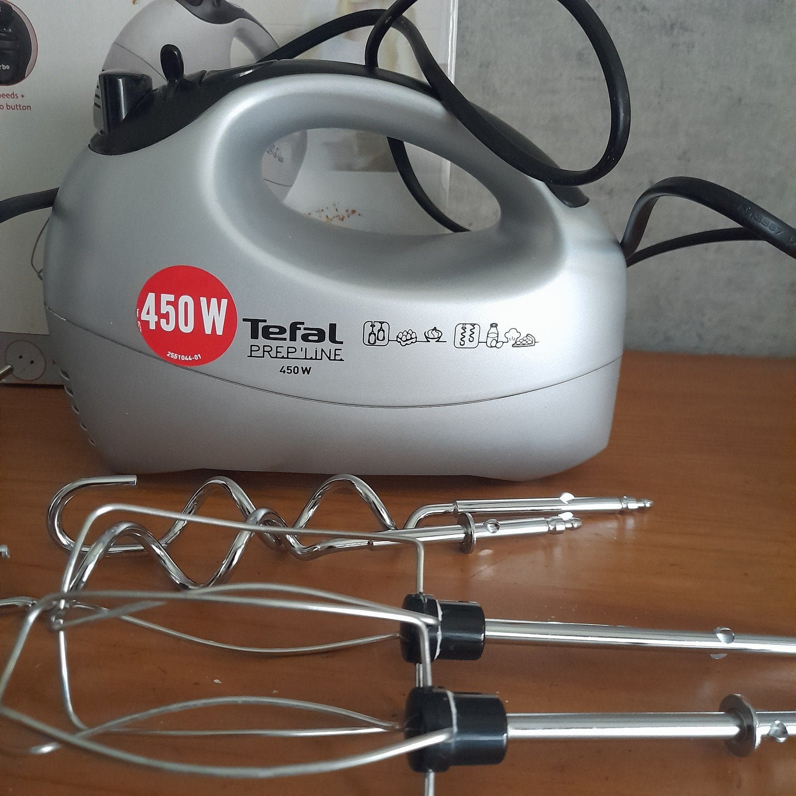 Nieuwe Tefal handmixer  mixer, Ophalen of Verzenden, Nieuw, 3 snelheden of meer