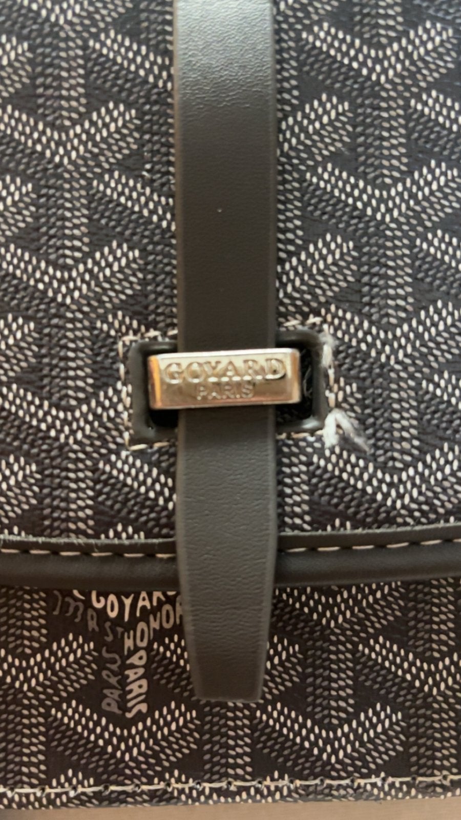 Goyard Schoudertasje - Grijs, Ophalen of Verzenden, Zo goed als nieuw, Grijs, Schoudertasje