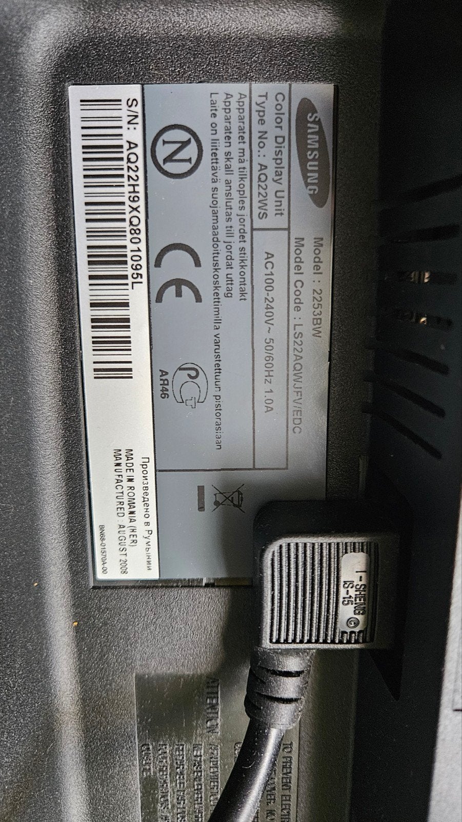 Computer beeldscherm, Audio, Tv en Foto, Ophalen, 50 Hz, Overige merken