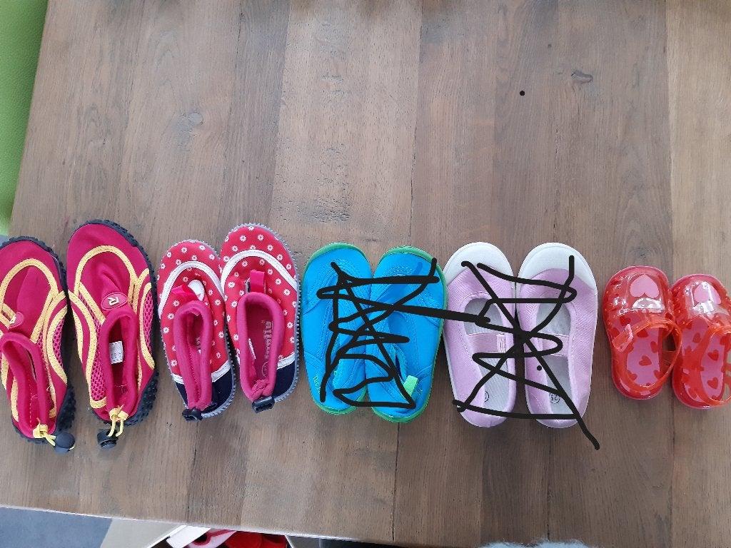 WATERSCHOENTJES MAAT 19, 25 EN 29, Ophalen of Verzenden, Zo goed als nieuw, Meisje