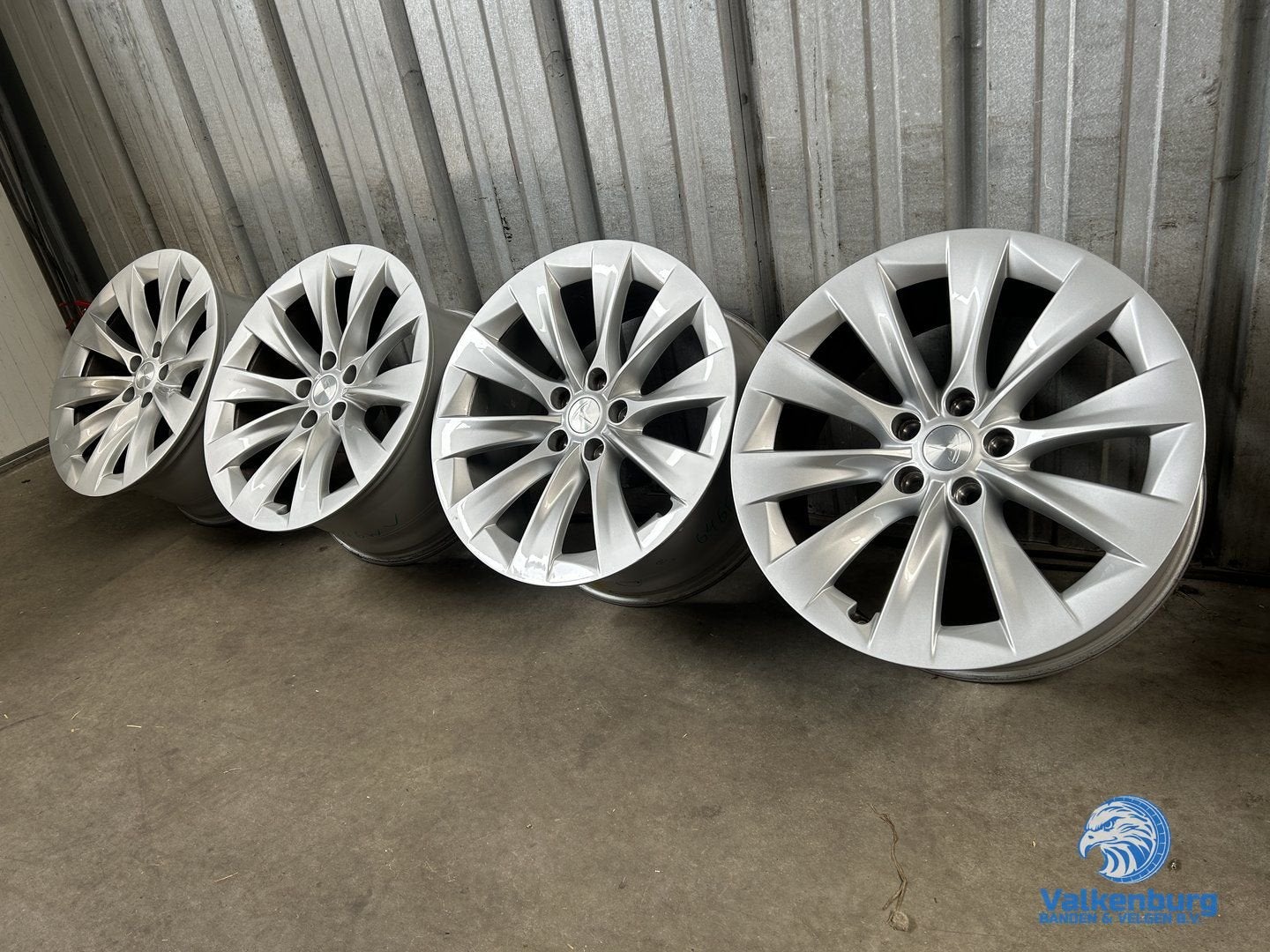 Originele Tesla Model S X Turbine 20 inch breedset velgen 5x