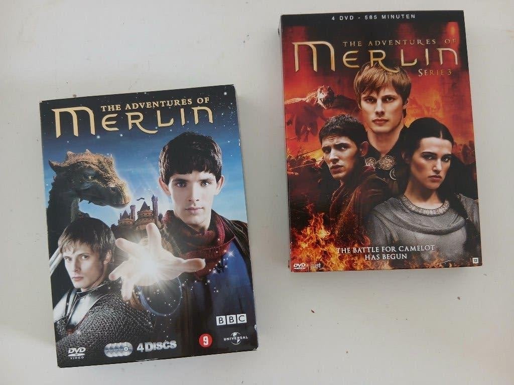Merlin, seizoen 1 en 3, Cd's en Dvd's, Ophalen of Verzenden, Zo goed als nieuw, Boxset