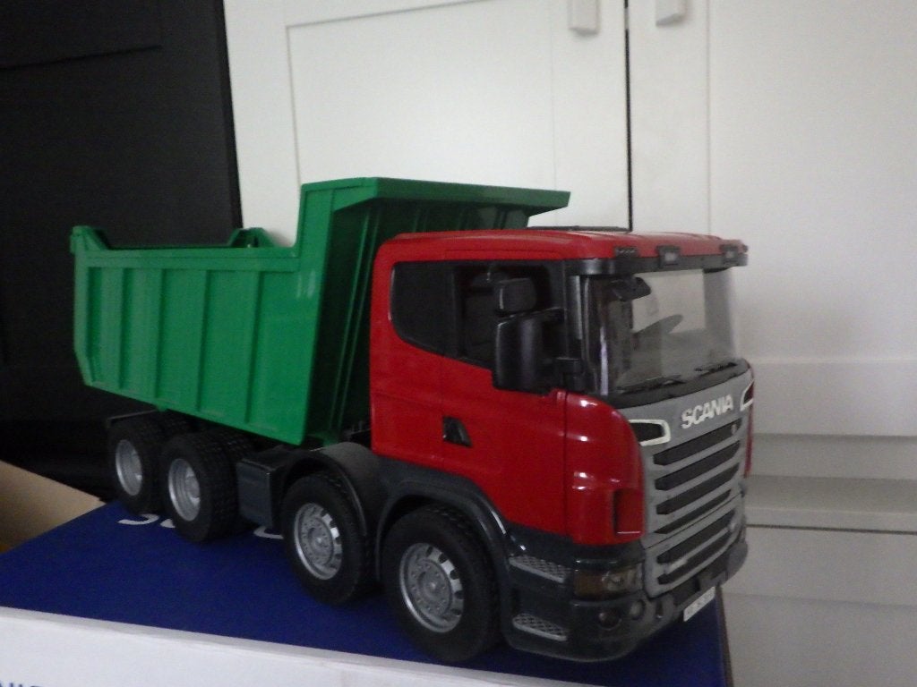 Bruder Scania Super 560R vrachtwagen kiepauto, Kinderen en Baby's, Ophalen of Verzenden, Zo goed als nieuw