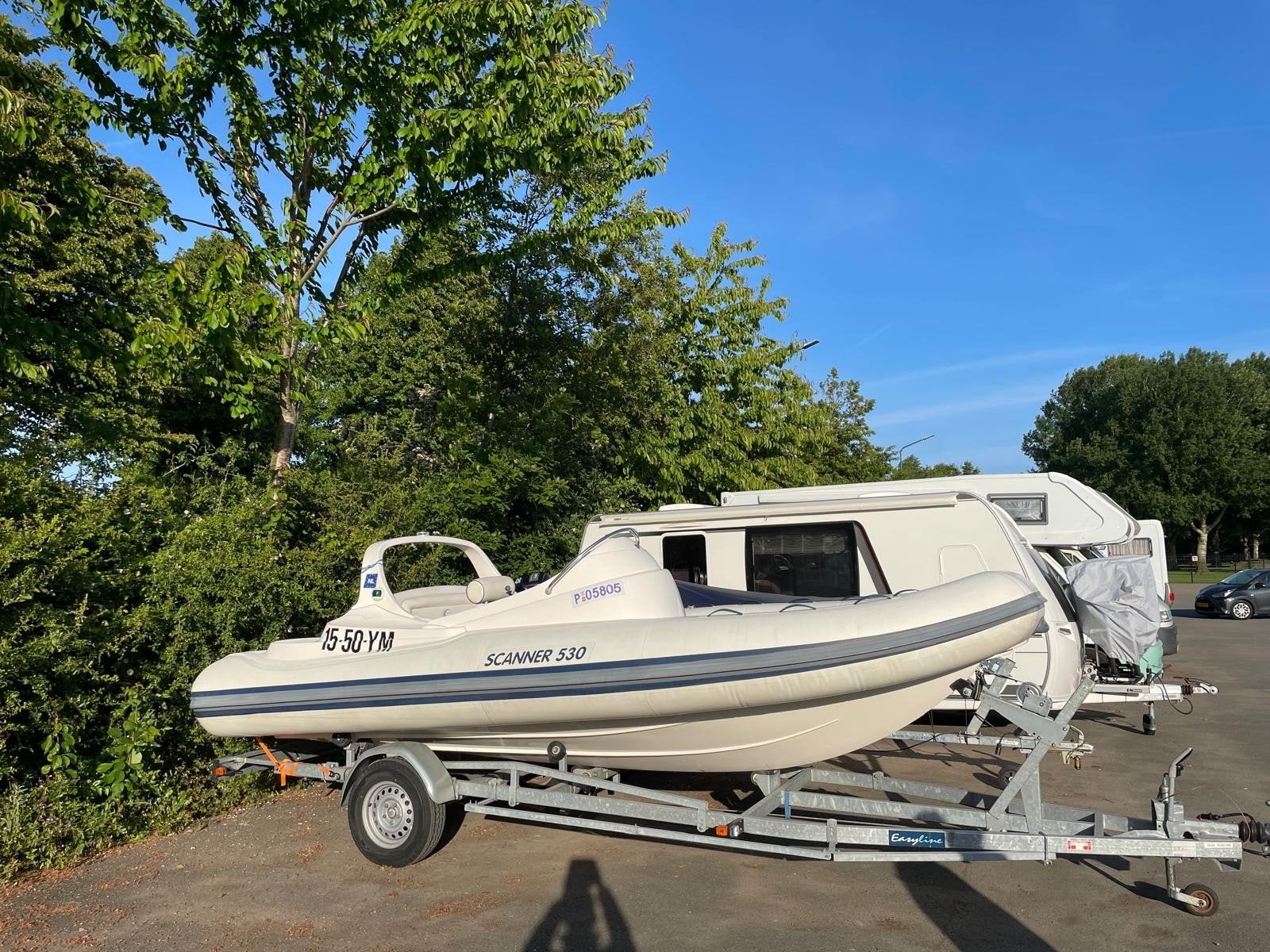 scanner 530 175 pk sportjet, Watersport en Boten, Ophalen, Binnenboordmotor, Elektrische start, 120 tot 200 pk