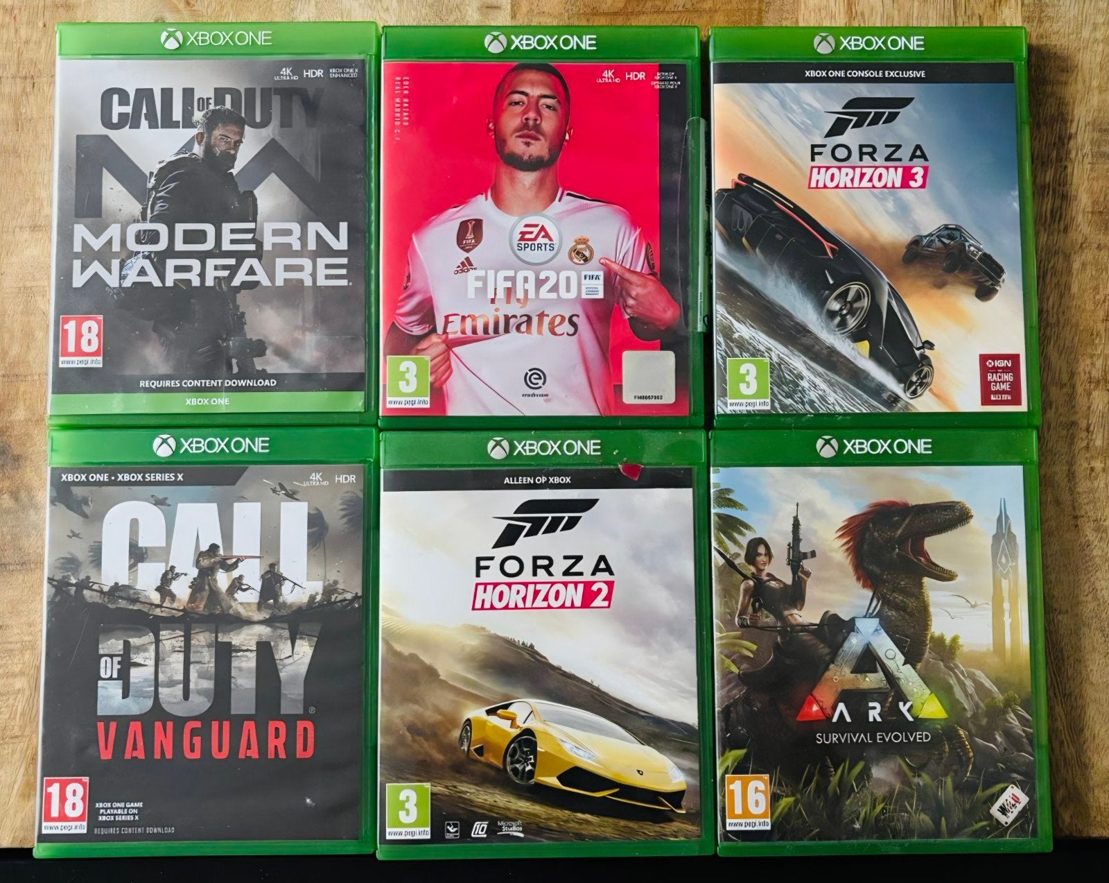 Xbox One spellen - Modern Warfare, FIFA 20, Forza, ARK, Spelcomputers en Games, Ophalen of Verzenden, Gebruikt, Overige genres